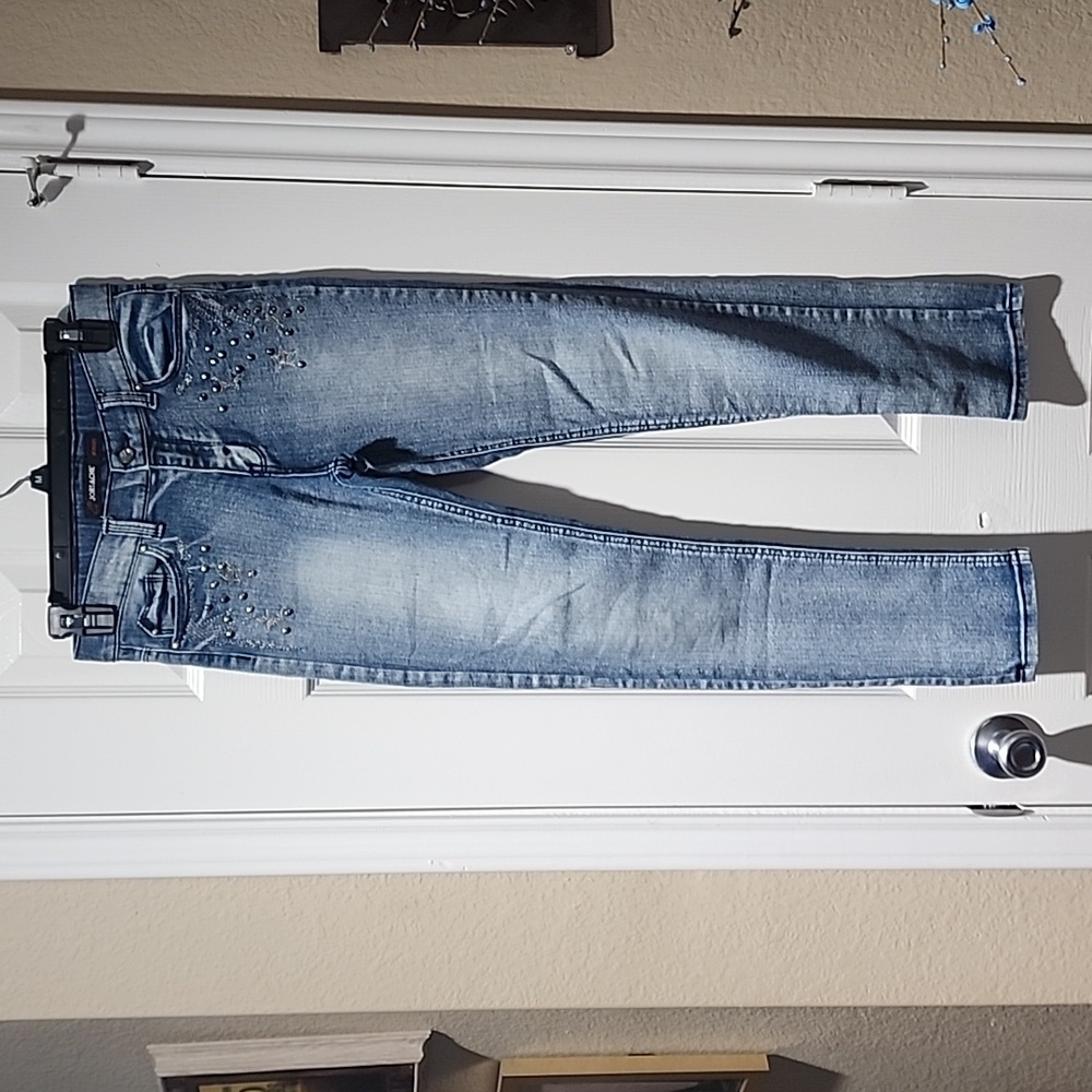 Jordache Rhinestone Skinny Jeans